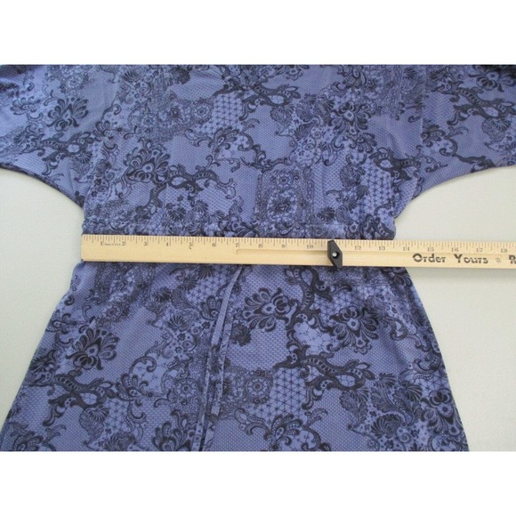 Soma Intimates Nightgown Womens Small Lace Print Dolman Sleeve Drawstring Lounge - Picture 8 of 13